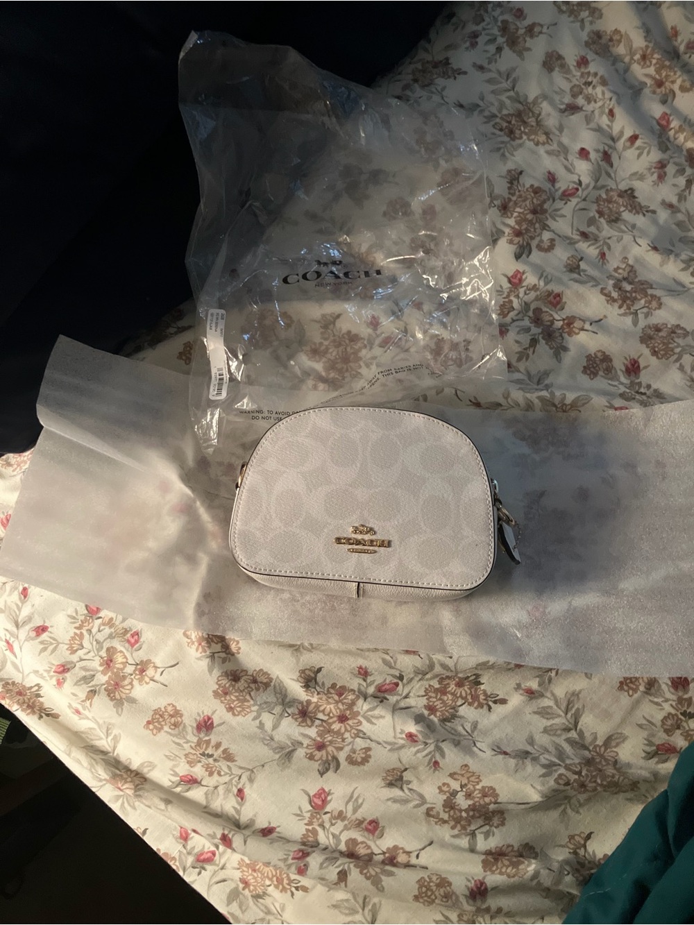 Coach Mini Serena Crossbody In Signature Canvas